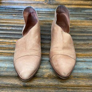 Free People Royale Tan Leather Flats